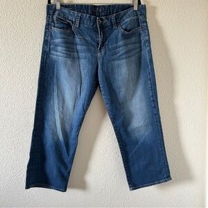 Lucky Brand Sweet Jean Crop 14/32 Blue Casual Everyday Brunch Outdoors Teacher